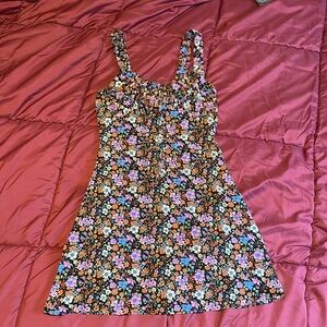 Flower mini dress